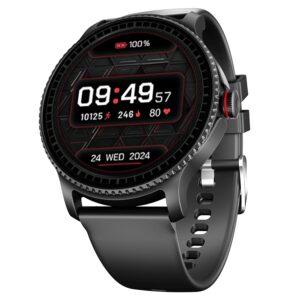 boAt Lunar Discovery w/ 1.39" (3.5 cm) HD Display, Turn-by-Turn Navigation, DIY Watch Face Studio, Bluetooth Calling, Emergency SOS, QR Tray, Smart Watch for Men & Women(Active Black) Visit the boAt Store